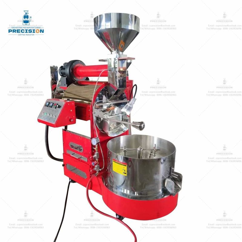 Wielofunkcyjny palnik kawy 12kg 15kg Air Kakaowo-Bone Roaster Machine Wielkoskalowy Płak