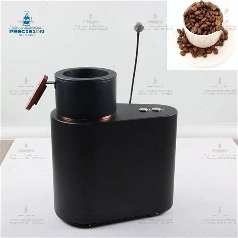 Kompaktny domowy palnik kawy o pojemności 200 g 1900 kcal, moc ognia i Rose Gold Cooling Cup