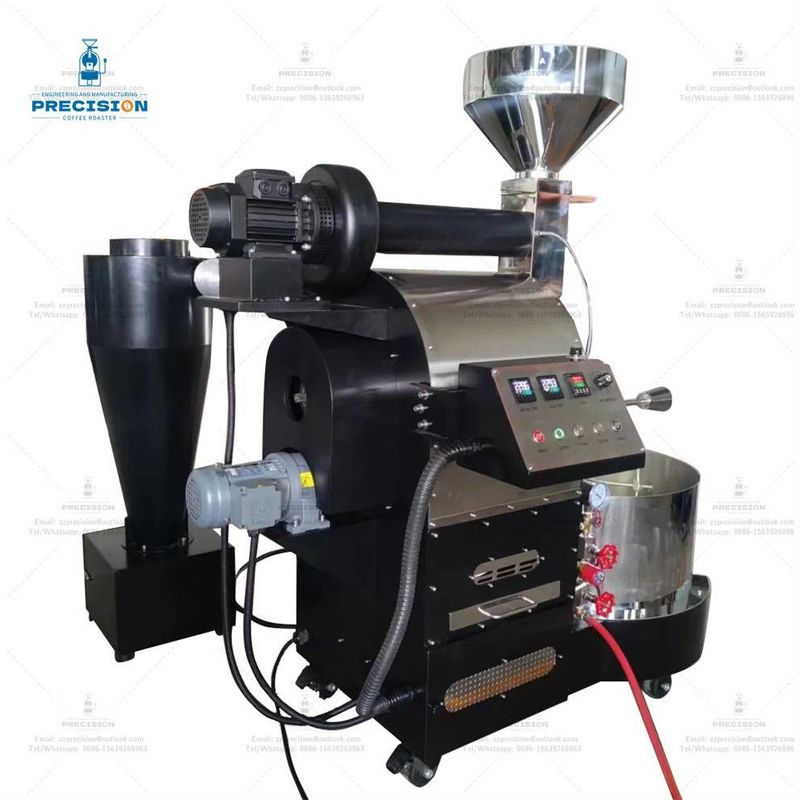 Maszyna do palenia kawy z stali nierdzewnej z gazu elektrycznego typu 5Kg 10Kg