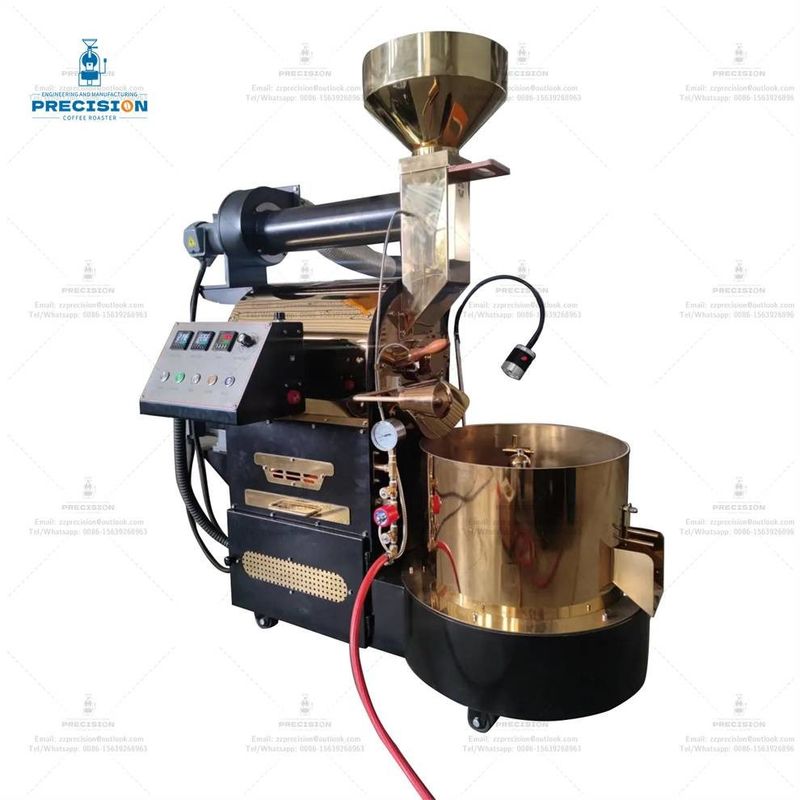 Maszyna do palenia kawy z stali nierdzewnej elektryczny gazowy typ 5Kg 10Kg 15Kg Kawa palnik
