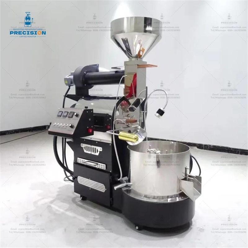 Maszyna do palenia kawy z stali nierdzewnej elektryczny gazowy typ 5Kg 10Kg 15Kg Kawa palnik
