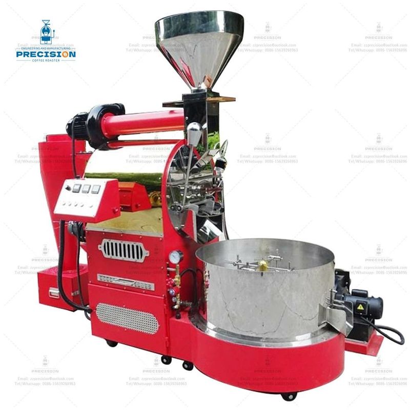 Wielopalnik gazowy elektryczny 2kg 3kg 6kg 12kg Grzejnik ziaren kawy Giesen Komercyjna maszyna grzejnika kawy dla domu i grzejnika